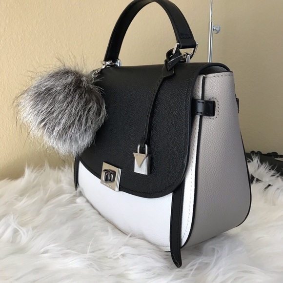 Michael Kors Cassie LG Satchel wallet belt charm - Picture 5 of 8